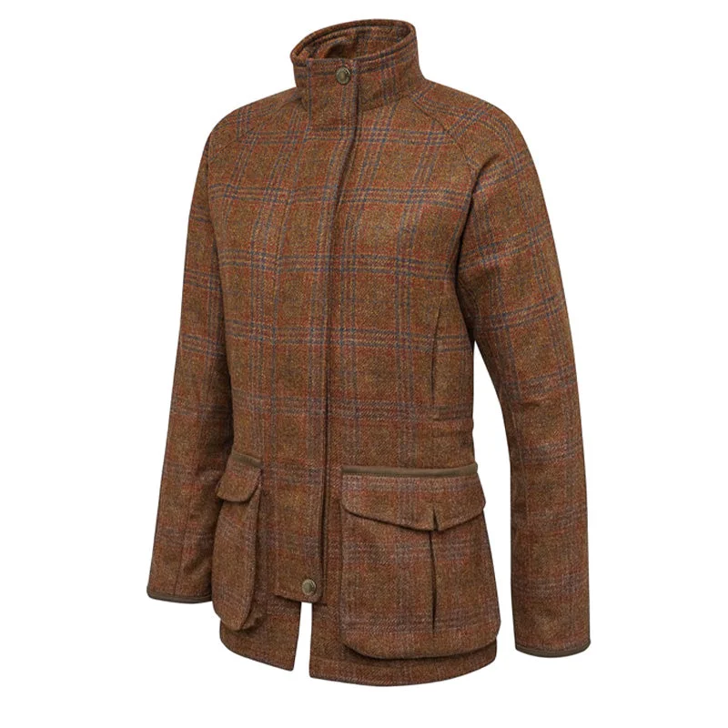 Fantastic Deals Beretta Womens St James Coat Brown / Blue Check