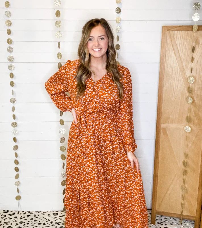 Bonus Savings Put On A Show Floral Maxi Dress