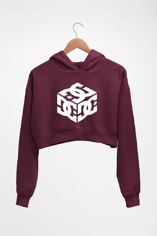 YEAR-End Clearance fleece-lined hoodieDC Crop HOODIE FOR WOMEN