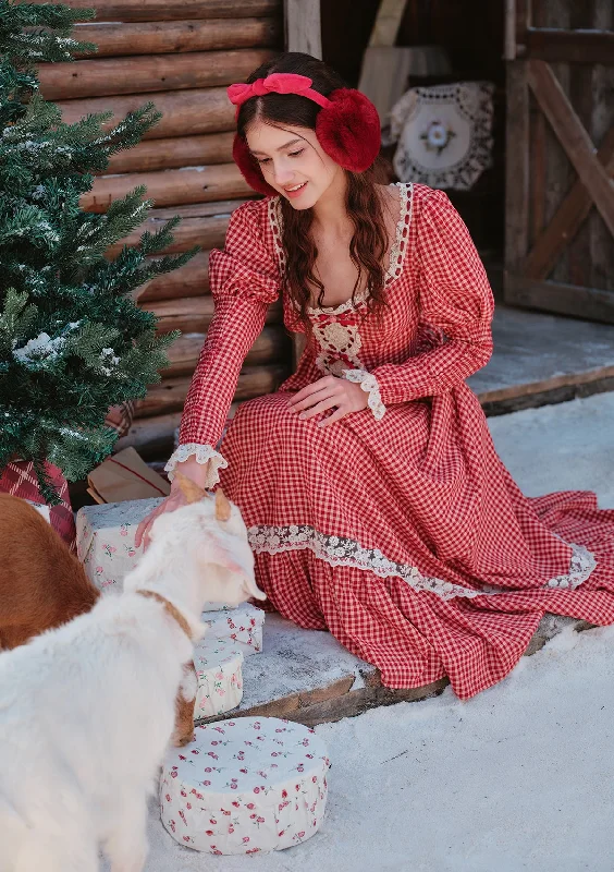 Big Discounts Curve & Plus Angel Berry Cottage Dress