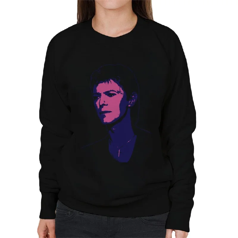 Buy Now urban workout sweatshirtTV Times Pop Star David Bowie 1977 Pop Art Stylised Women's Sweatshirt Buy Now urban workout sweatshirtTV Times Pop Star David Bowie 1977 Pop Art Stylised Women's Sweatshirt