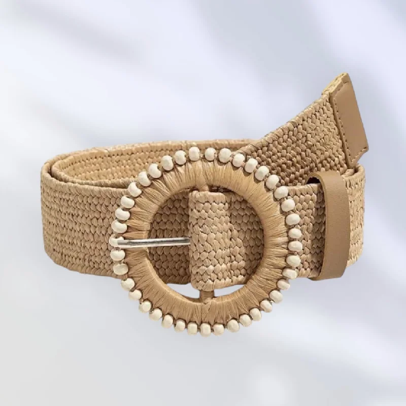 off-the-shoulder dressSarrah Belt - Natural