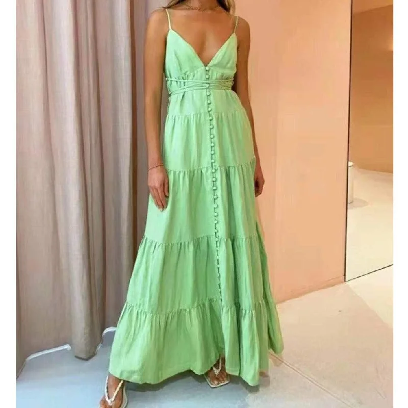 Exclusive Offers t-shirt dressKittenAlarm - Spencer Spaghetti Strap Solid Maxi Dress Exclusive Offers t-shirt dressKittenAlarm - Spencer Spaghetti Strap Solid Maxi Dress