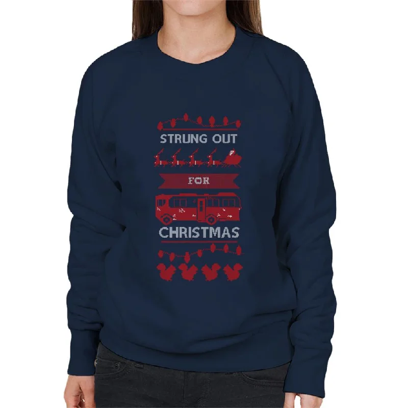 stylish sports hoodieNational Lampoon’s Christmas Vacation Strung Out For Christmas Women's Sweatshirt