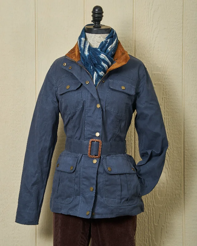 Unbeatable Prices Women’s Aberdeen Jacket in Navy Waxed Canvas