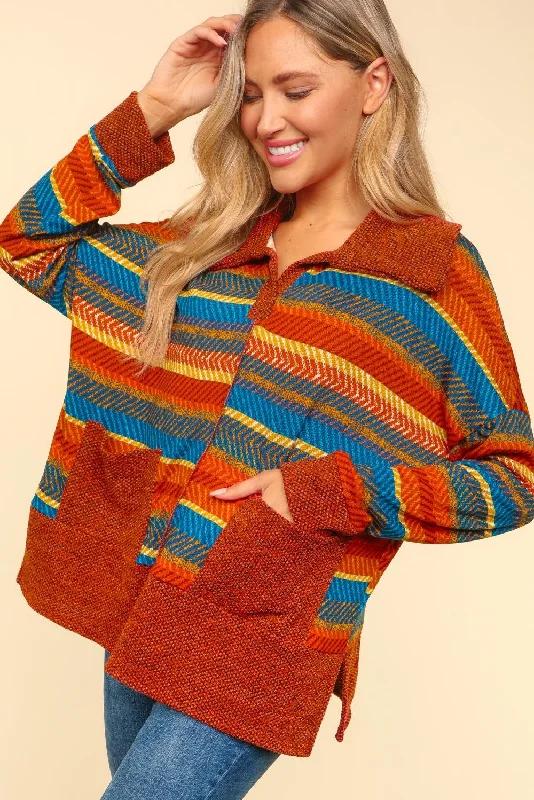 Sale Event PLUS HACCI SWEATER WITH POCKETS AND SIDE SLITS