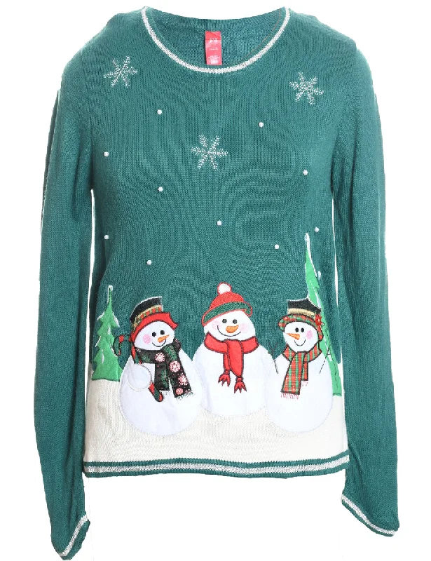 Buy More, Save More Snowman Christmas Jumper - S
