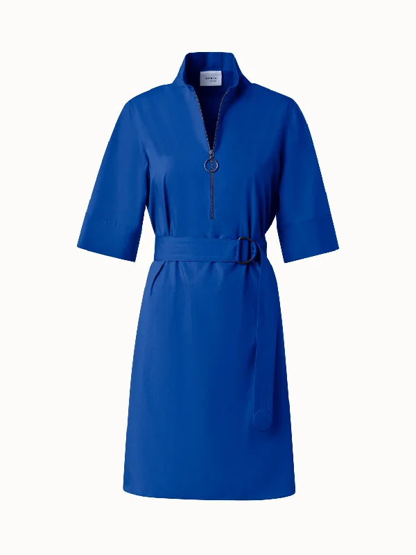 The Best Prices summer dressBelted Shirt Dress in Cotton Popeline