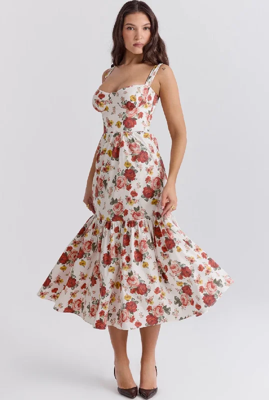 Special Offer Marielle Floral Midi Dress