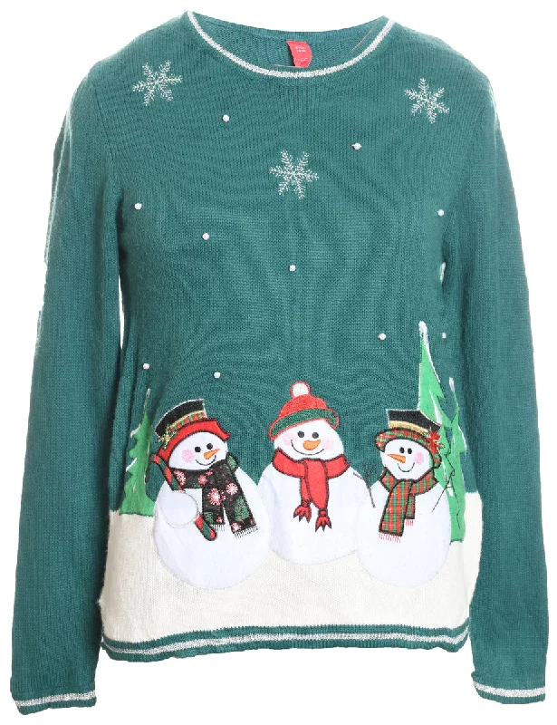 Epic Deals Snowman Christmas Jumper - S