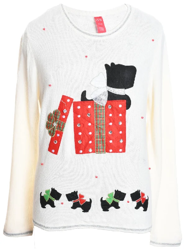 Reduced Prices Animal Design Christmas Jumper - XL