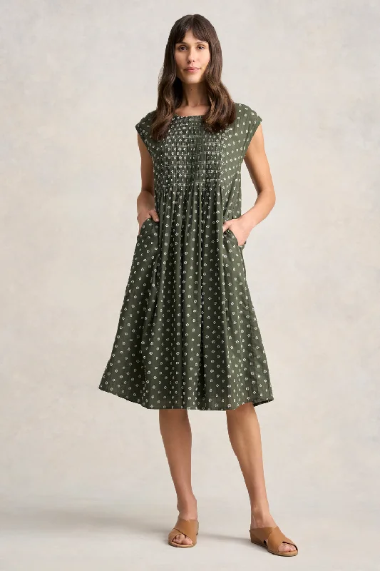 Lowest Price bodycon dressCotton Shirred Dress