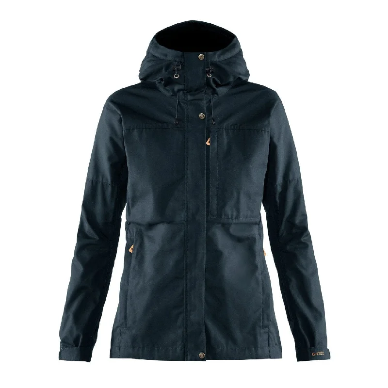 Deep Discounts Fjallraven Womens Kaipak Jacket Dark Navy