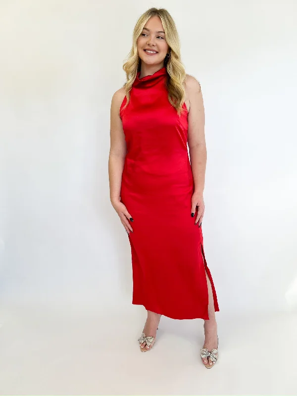 Stock Clearance fitted dressRed Brayeln Dress