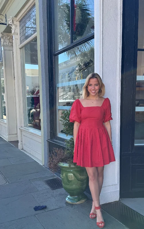 Stock Up and Save Hope Mini Dress Red Final Sale