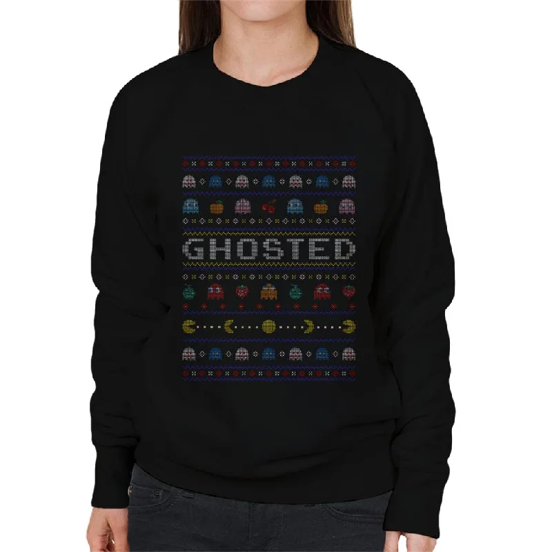 fashion sportswear hoodiePac-Man Halloween Ghosted Women's Sweatshirt