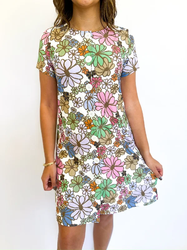 Stock Clearance vintage dressAgnes Daisy Smitten Dress