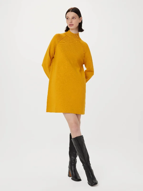 Weekend Special fitted bodycon dressThe Compact Sweater Dress in Mustard