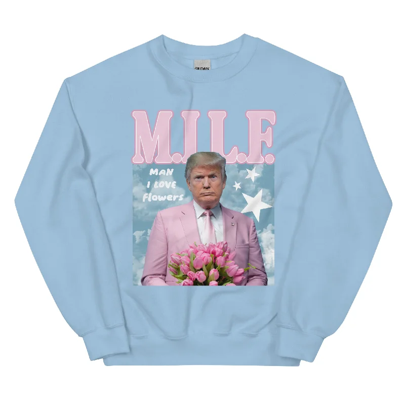 Today’s Deal fitted workout sweatshirtMan I Love Flowers Unisex Sweatshirt