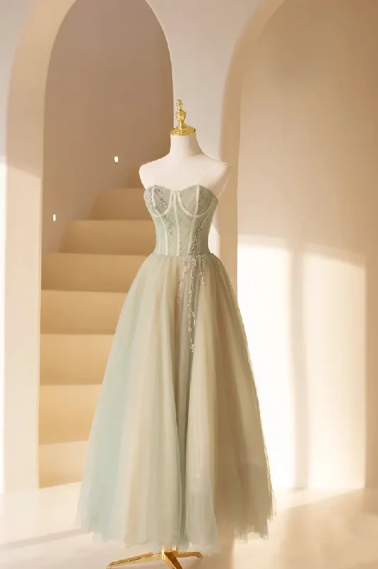 Clearance Event stylish party dressElegant Sweetheart Strapless A-Line Formal Party Dress,DP1742