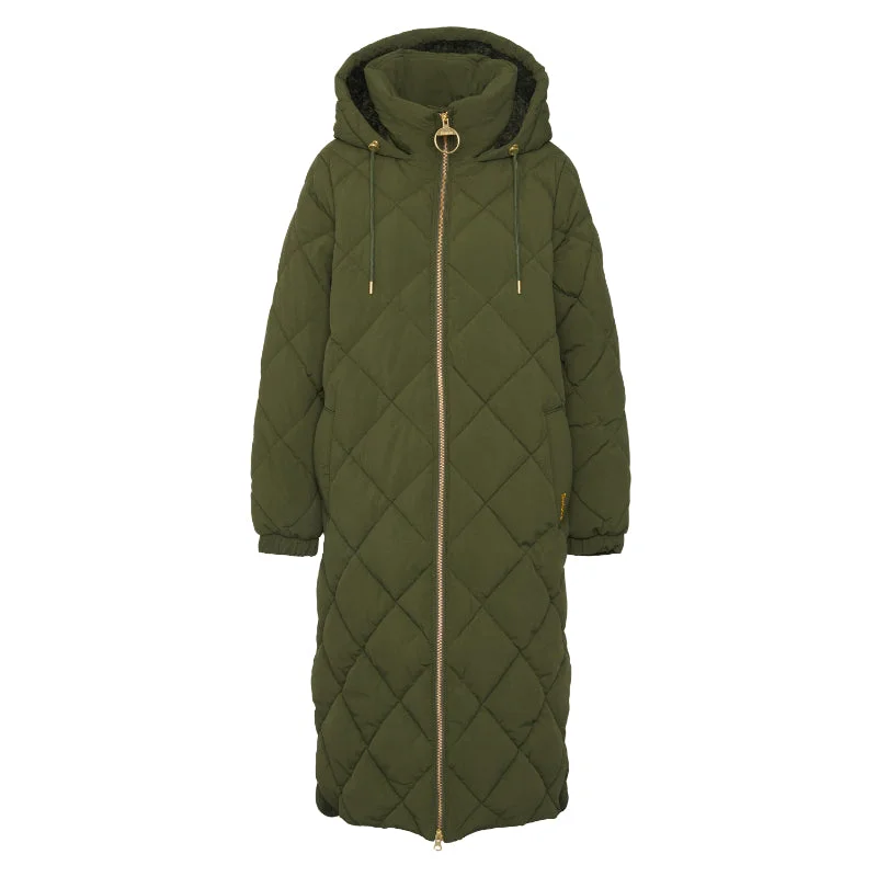 winter coatBarbour Kirkton Ladies Puffer Jacket - Olive/Ancient