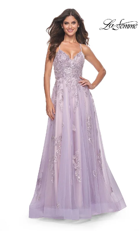 luxury dressLa Femme 32090 Formal Prom Dress