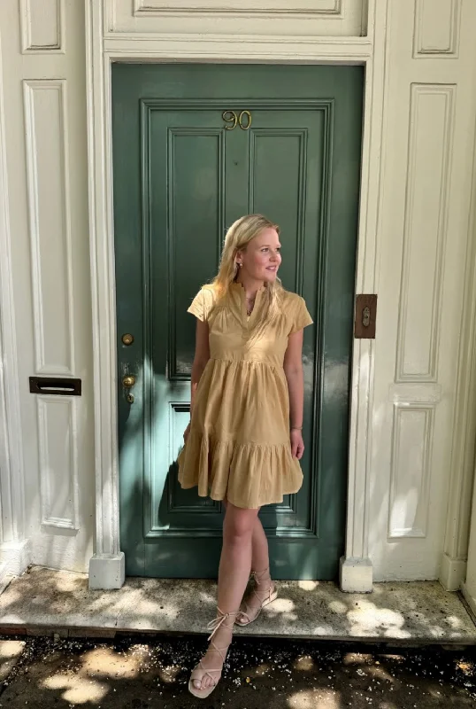 Discount Days Folly Mini Dress Caramel Final Sale