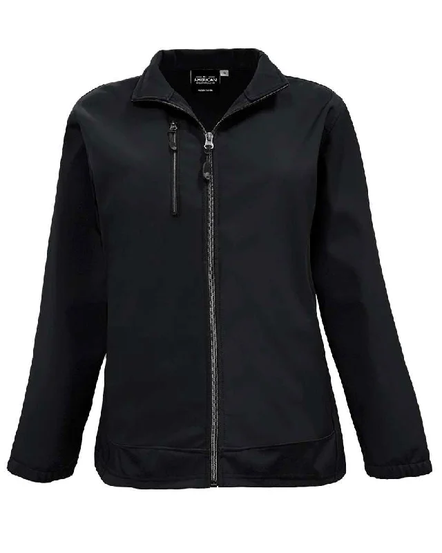 Markdowns All American Clothing Co. - Women's 3 Layers Soft Shell Full Zip Jacket