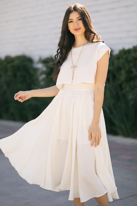 Midnight Madness ruffle dressNoemi Two Piece Skirt Set