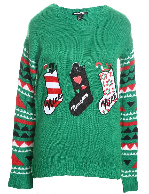 YEAR-End Sale Festive Season Christmas Jumper - L