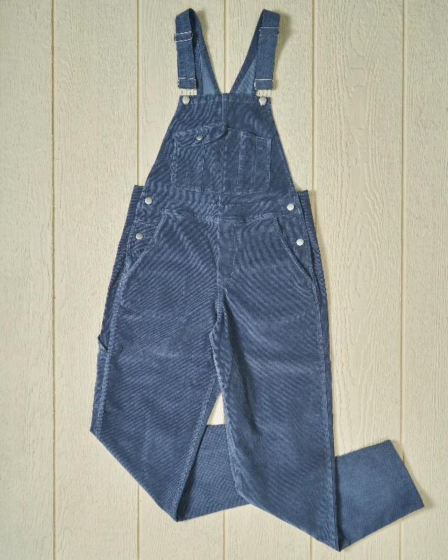 Today Only Women's Overalls in Atlantic Blue Corduroy