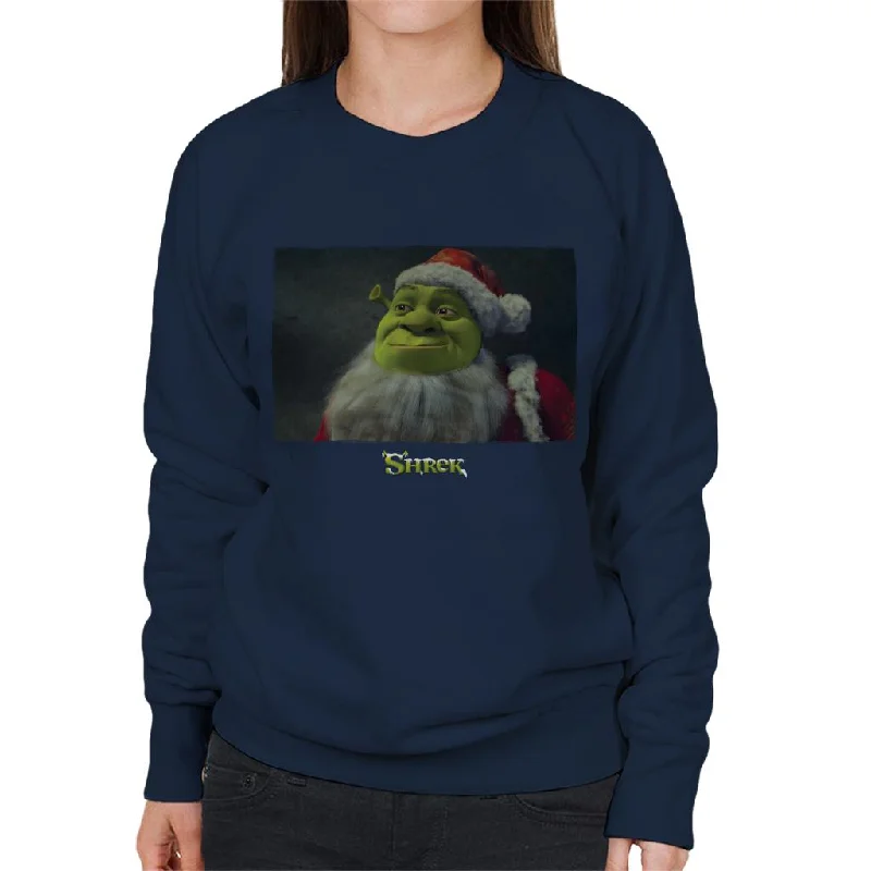 contemporary fitness sweatshirtShrek Christmas Father Christmas Women's Sweatshirt