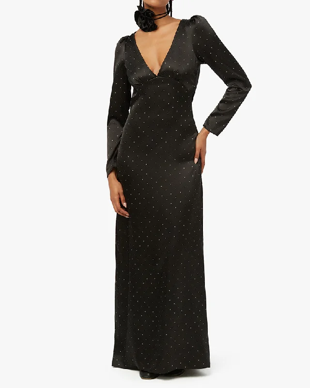 Quick Sale midi dressCowl Back Mini Polka Dot Maxi Dress