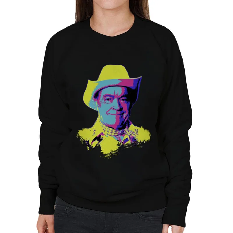 Best Deals slim fit workout hoodieTV Times Bob Hope Cowboy 1978 Pop Art Stylised Women's Sweatshirt Best Deals slim fit workout hoodieTV Times Bob Hope Cowboy 1978 Pop Art Stylised Women's Sweatshirt