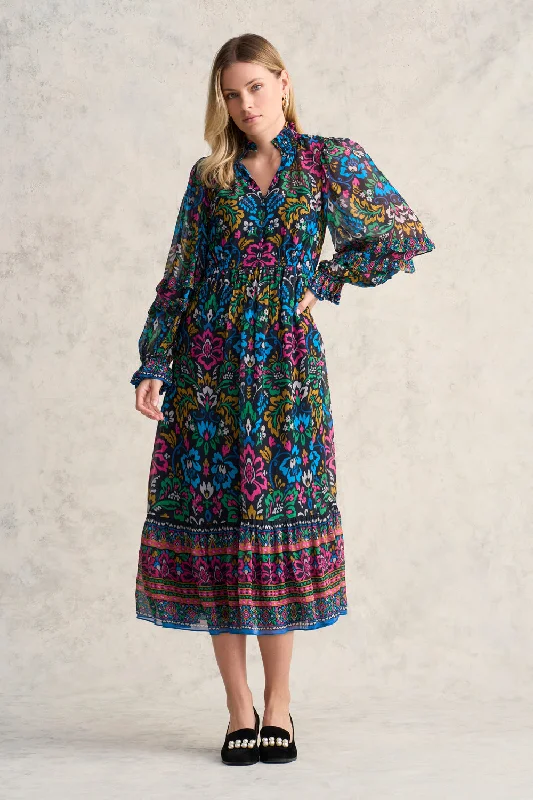 Markdown Madness cocktail party dressPrinted Midi Dress