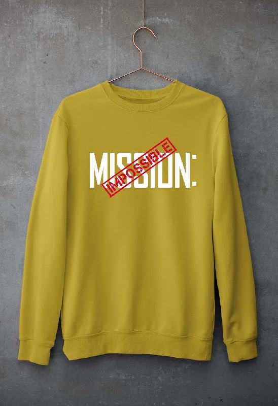 Clearance Items fashionable fitness sweatshirtMission Impossible (MI) Unisex Sweatshirt for Men/Women Clearance Items fashionable fitness sweatshirtMission Impossible (MI) Unisex Sweatshirt for Men/Women
