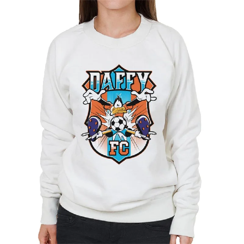 breathable gym hoodieLooney Tunes Football Daffy FC Women's Sweatshirt