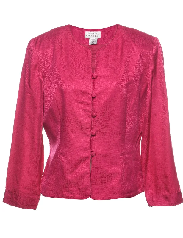 warm jacketPink 1980s Evening Jacket - L