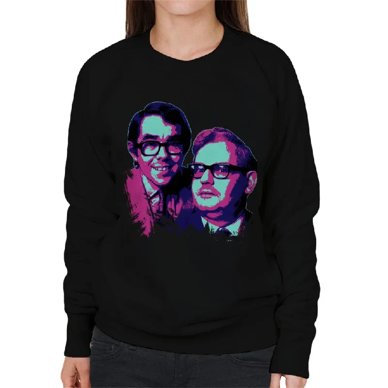 Super Bargain bold workout sweatshirtTV Times Two Ronnies Comedy Duo 1969 Pop Art Stylised Women's Sweatshirt Super Bargain bold workout sweatshirtTV Times Two Ronnies Comedy Duo 1969 Pop Art Stylised Women's Sweatshirt