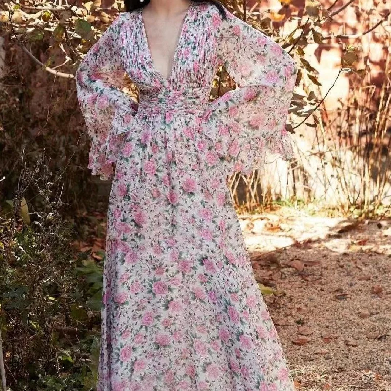 Get It Before It’s Gone cocktail dressKittenAlarm - Jana Floral Maxi Dress