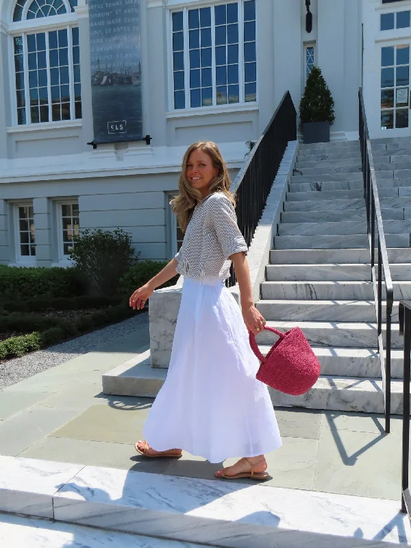 Great Bargains Hanley Midi Skirt White