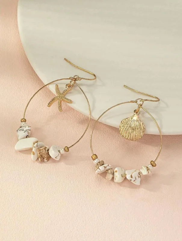 one-shoulder dressClover Earrings