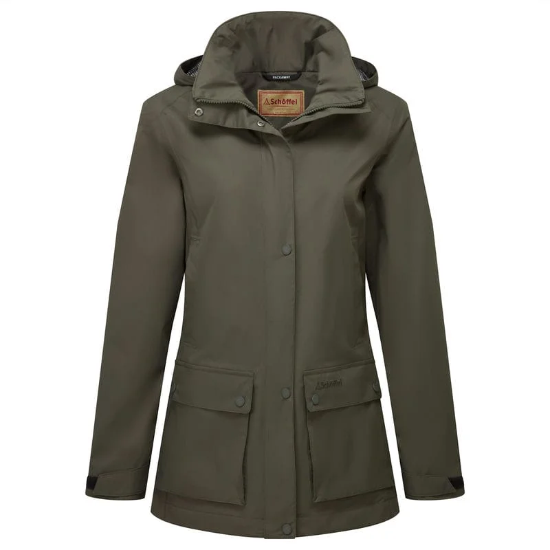 urban coatSchoffel Edith Ladies Venturi Waterproof Jacket - Tundra