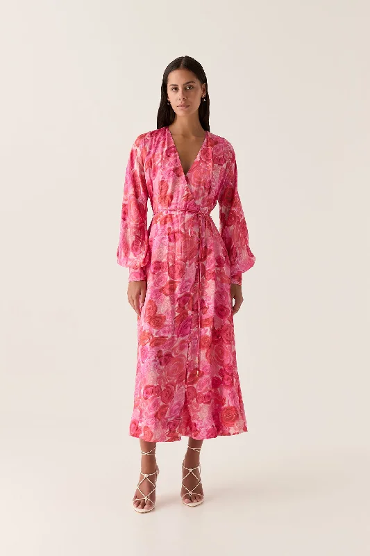Can't Be Beat elegant dressTinley Wrap Front Midi Dress