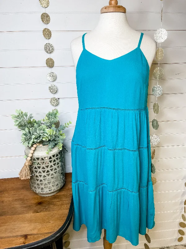 Midnight Madness Love Me Tiered Mini Dress