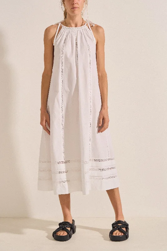 Exclusive Savings textured dressGriffin Crochet Poplin Dress