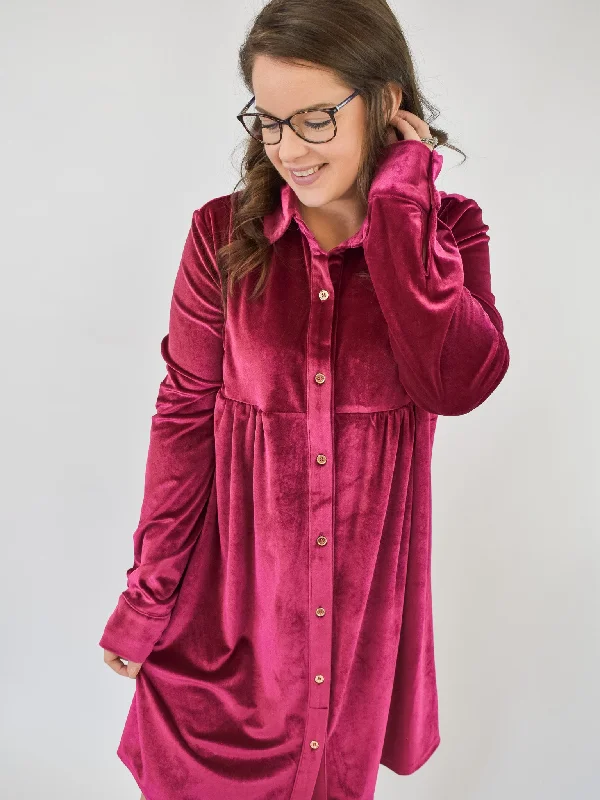 Special Promotion Returned Affections Velvet Mini Dress