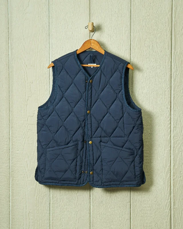Unmissable Offer Quilted Vest in Navy