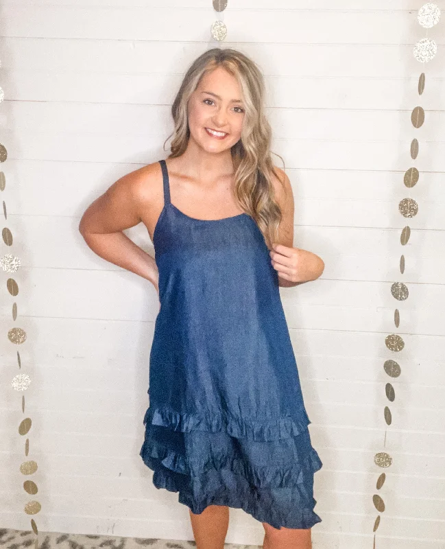 Savings Galore On Summer Time Denim Dress