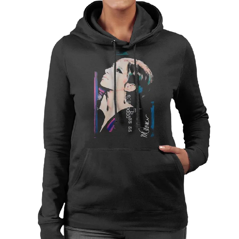 Lowest Price fashion gym hoodieSidney Maurer Original Portrait Of Actress Barbra Streisand Women's Hooded Sweatshirt Lowest Price fashion gym hoodieSidney Maurer Original Portrait Of Actress Barbra Streisand Women's Hooded Sweatshirt